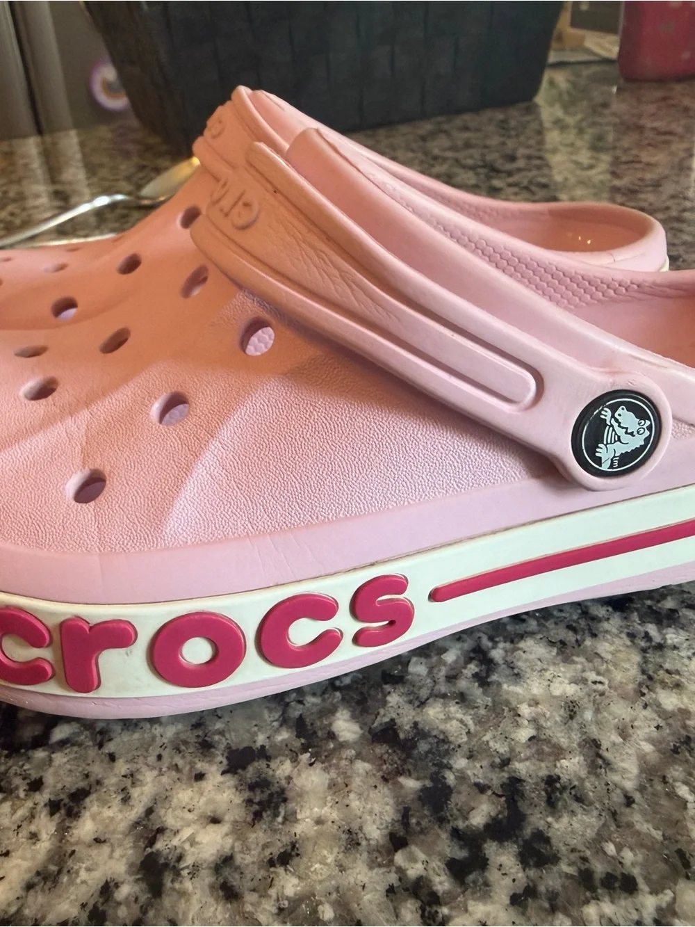 Crocs Bayaband Clogs Ballerina Pink Size J3